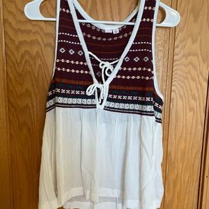 Tribal print tank top